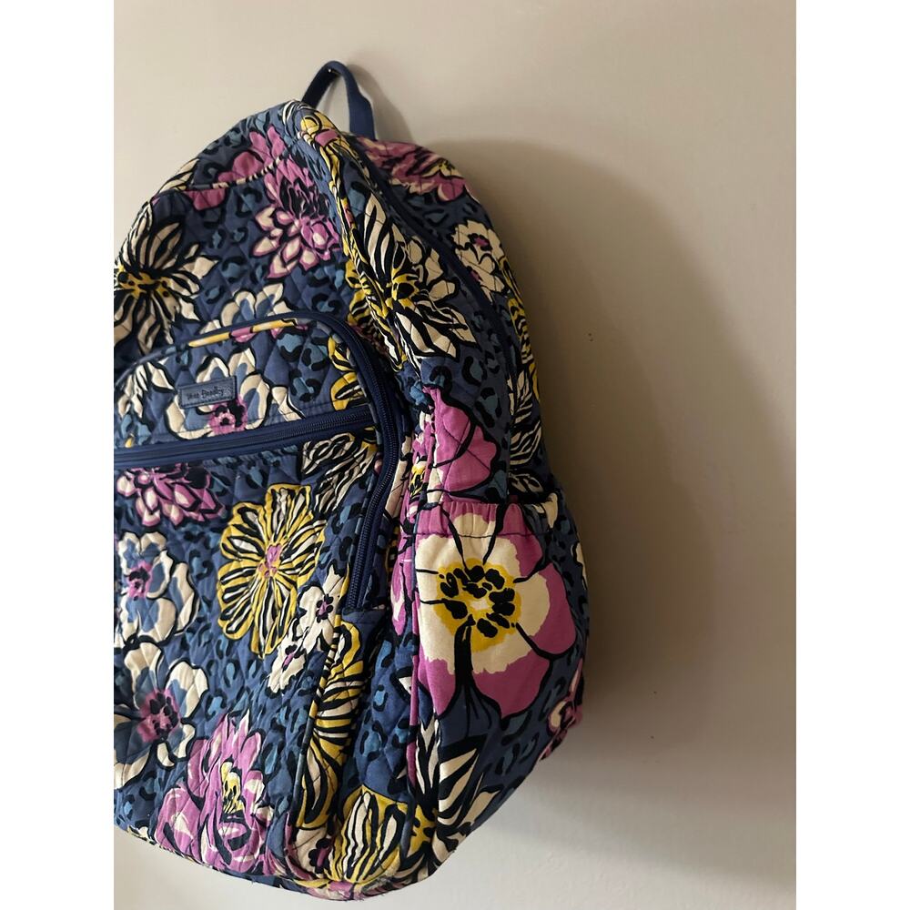 Vera Bradley Backpack in African Violet Print - Picture 4 of 8